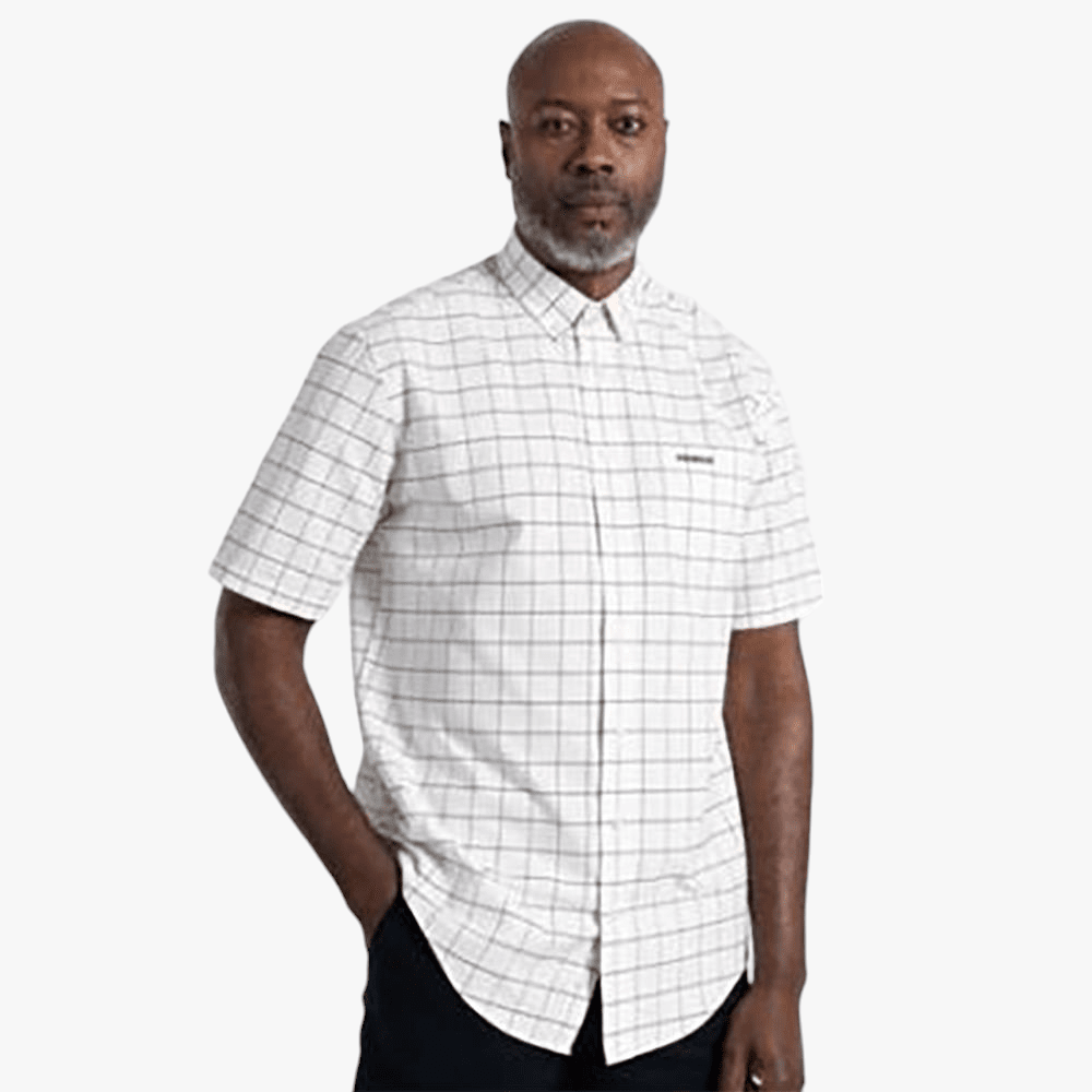 Pringle Mens Classic Short Sleeve Shirt White | Pringle