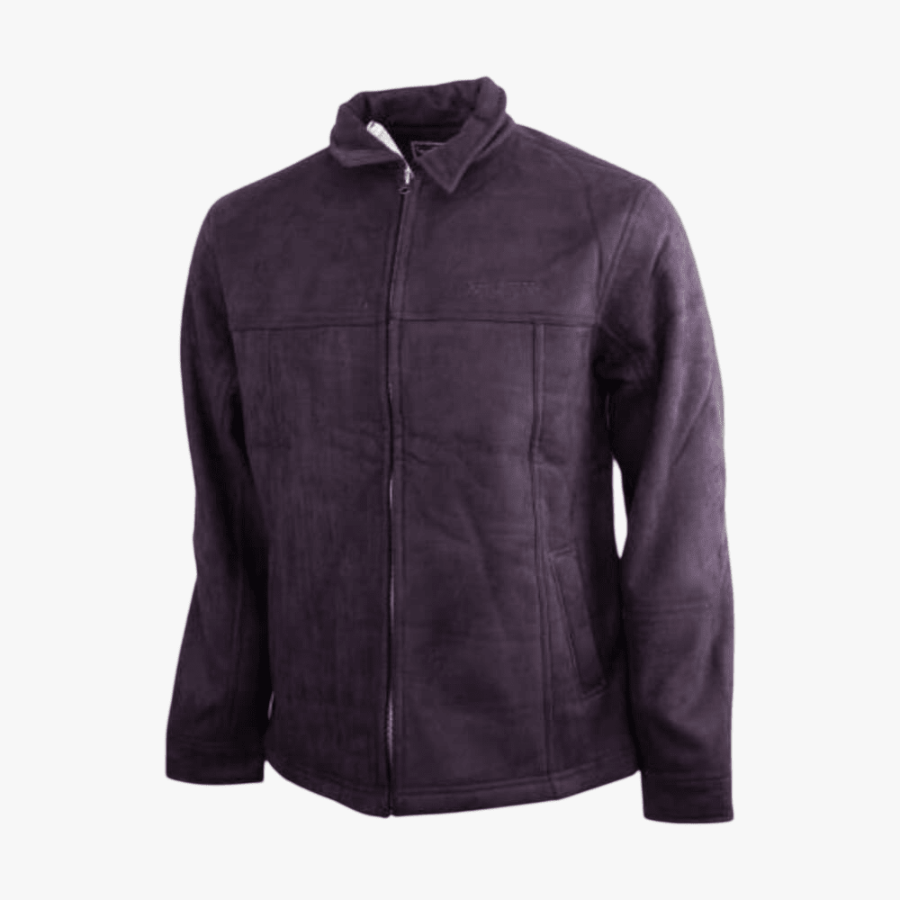 Wildebees Mens Car Coat Sherpa Bonded Jacket Black | Wildebees