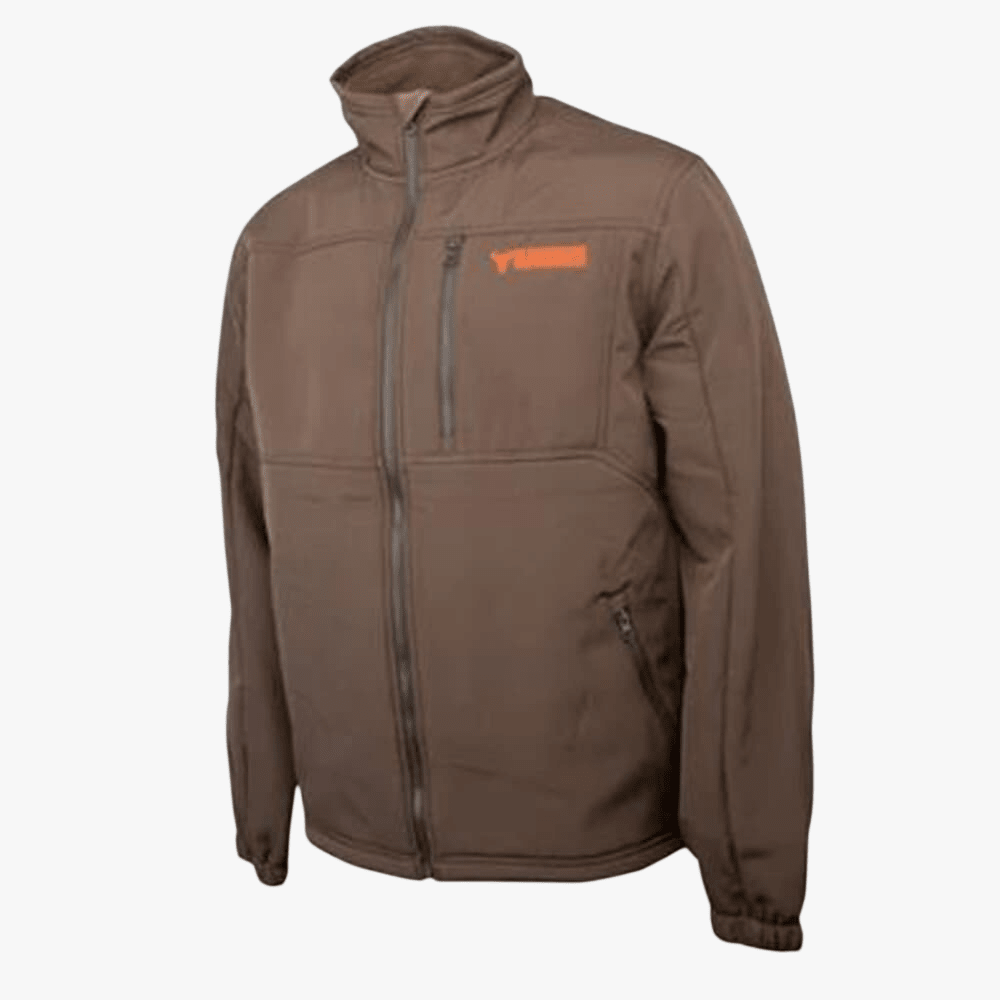 Wildebees Mens Teddy Bonded Plain Softshell Jacket Tobacco | Wildebees