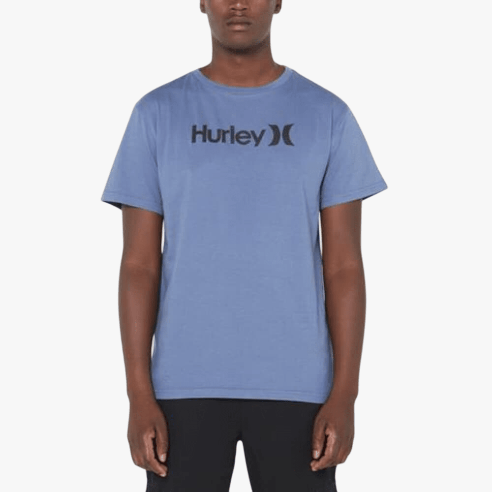 Hurley Mens One And Only Short Sleeve Tee Vintage Blue | Hurley