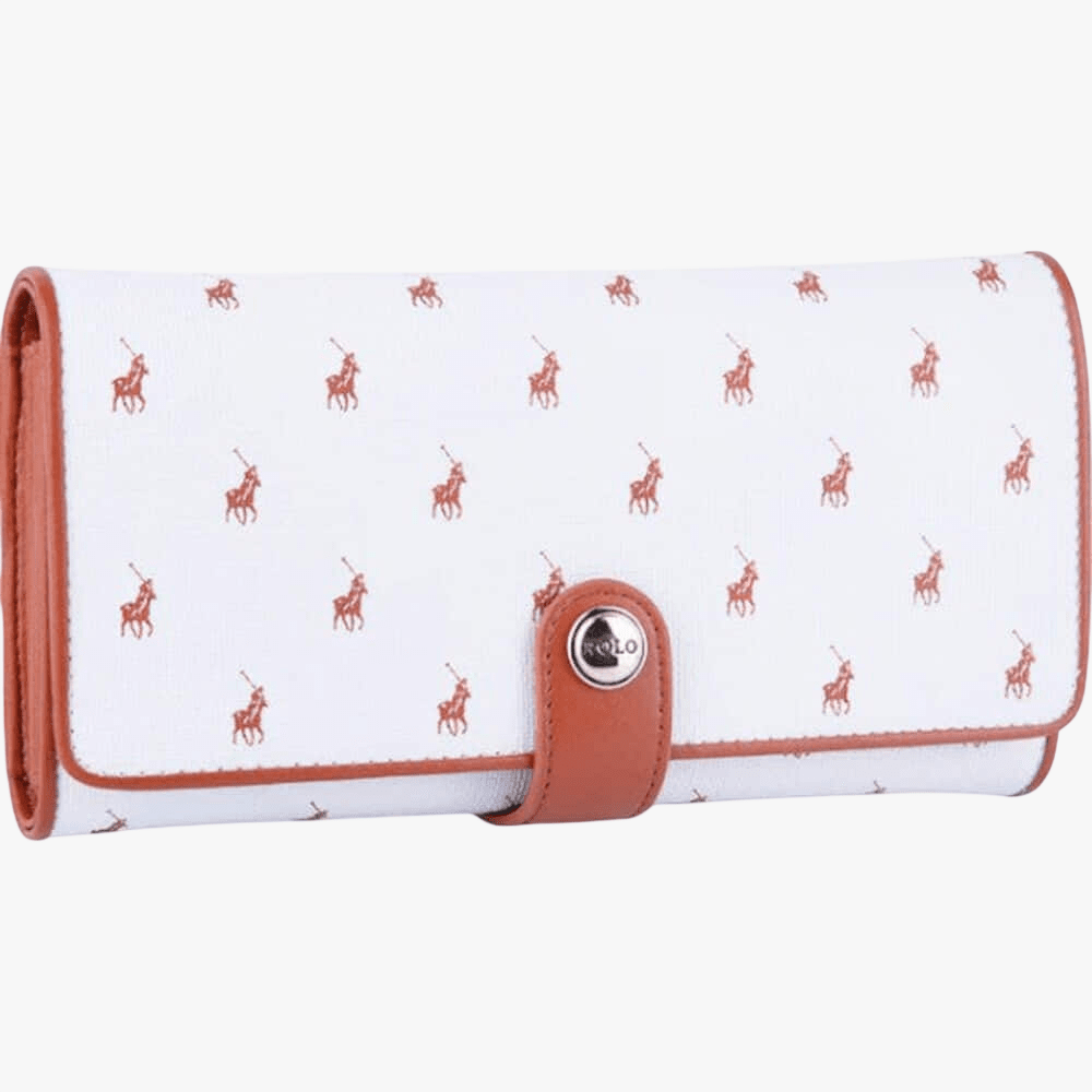 Polo New Iconic Trifold Purses White | Polo