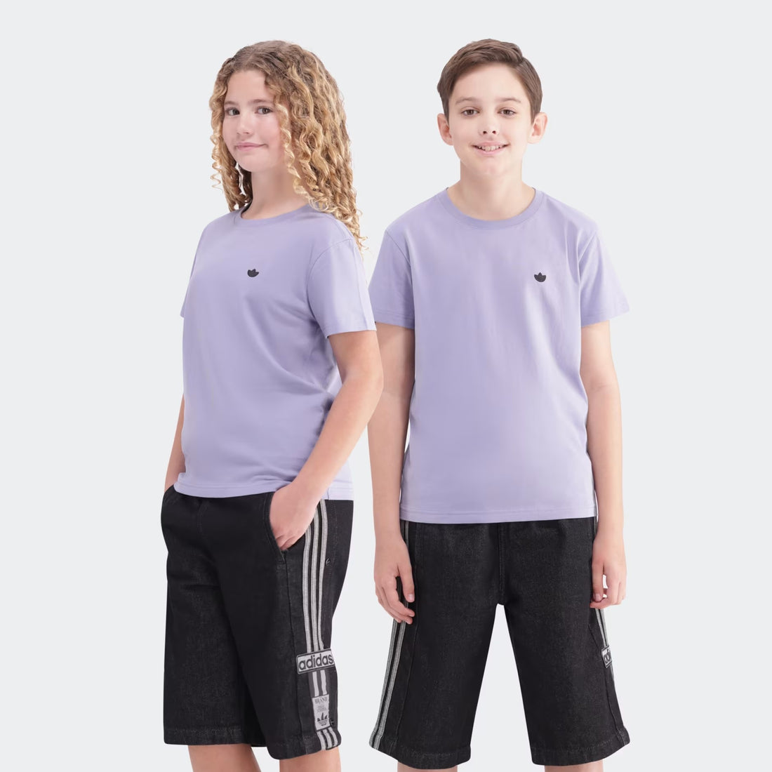 Adidas Kids Ess Tee Silver Voilet