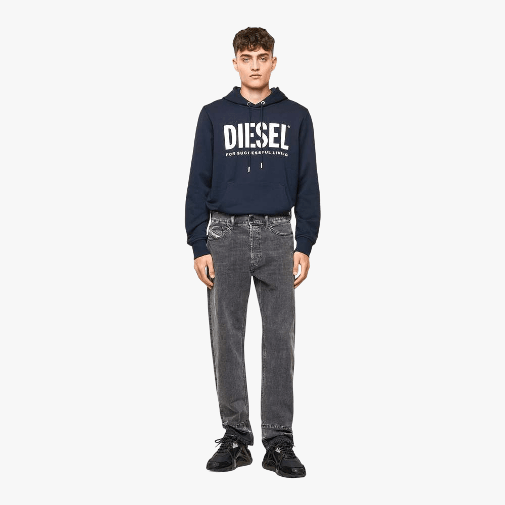 Diesel Mens D Macs Straight Leg Jean Charcoal | Diesel