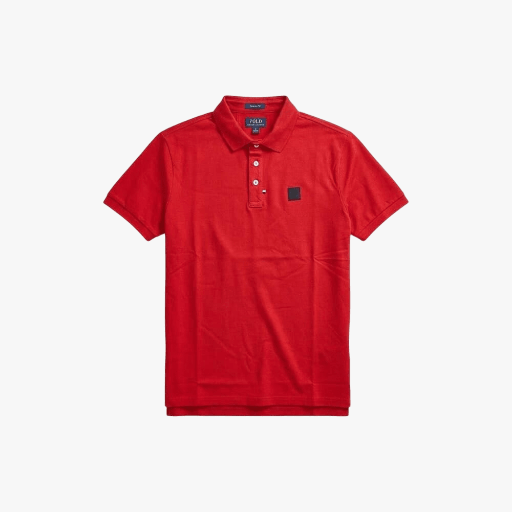 Polo Mens Active Badge Short Sleeve Golfer Red | Polo