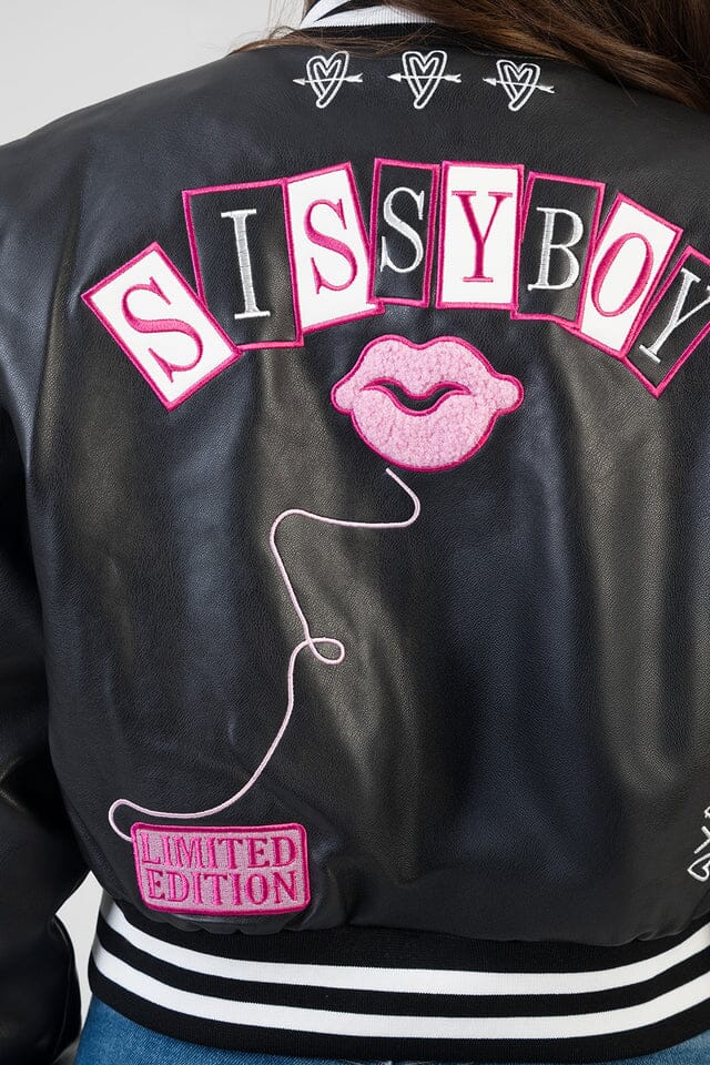 Sissy Boy Womens Its Electrifying Faux Leather Jacket Black | Sissy Boy