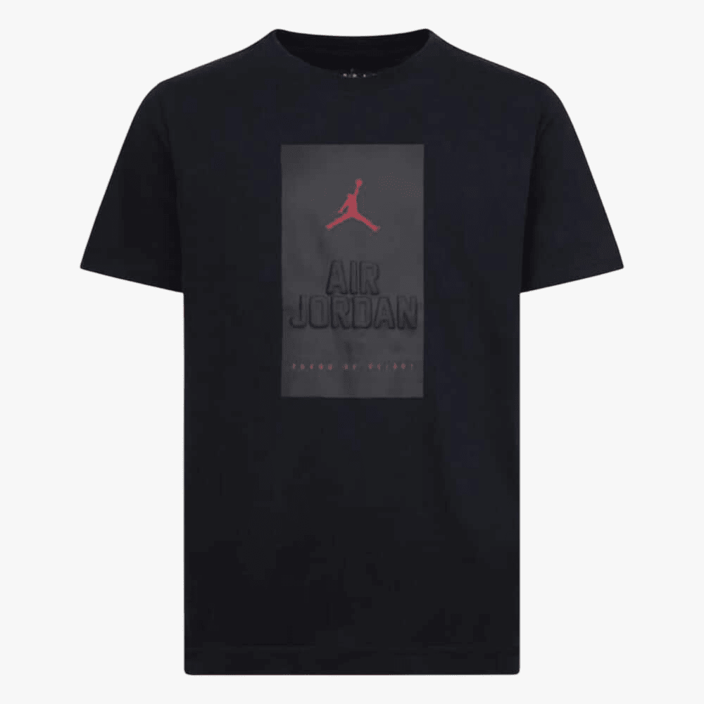 Nike Boys Jdb Pe Jumpman Banner Ss Tee Black | Nike