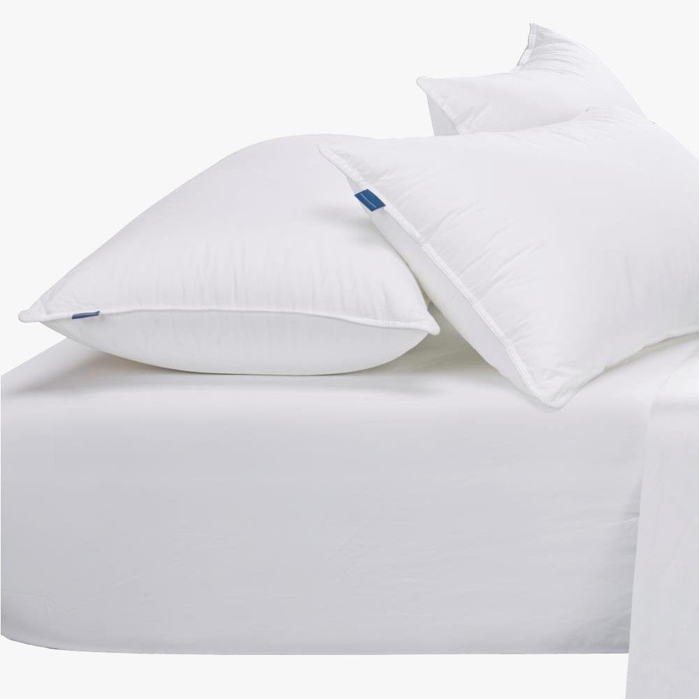 Cotton Co 400 Thread King Fitted Sheet 182X190+40 White Cotton Co