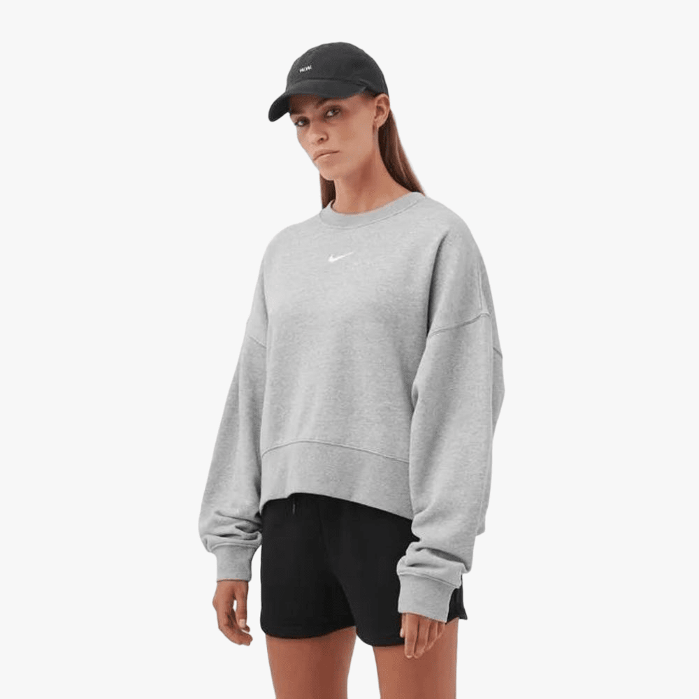 Nike Womens Nsw Essential Os Crew Sweater Grey | Nike