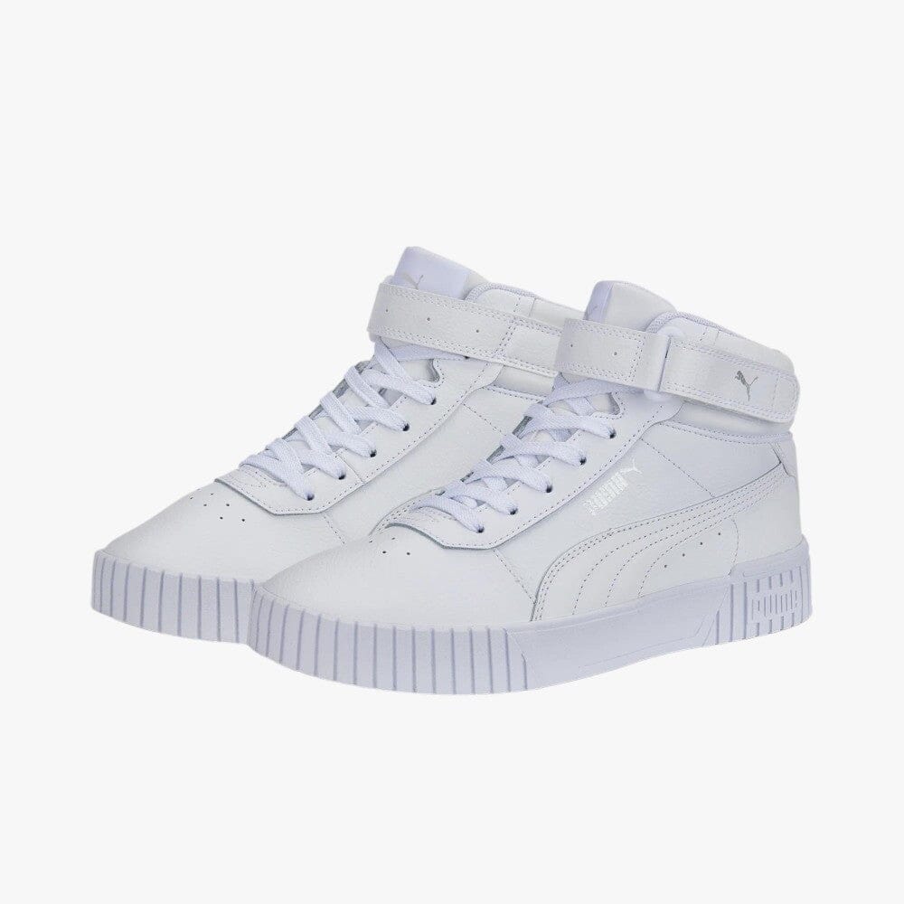 Puma Womens Carina Mid Sneaker White - Main Image