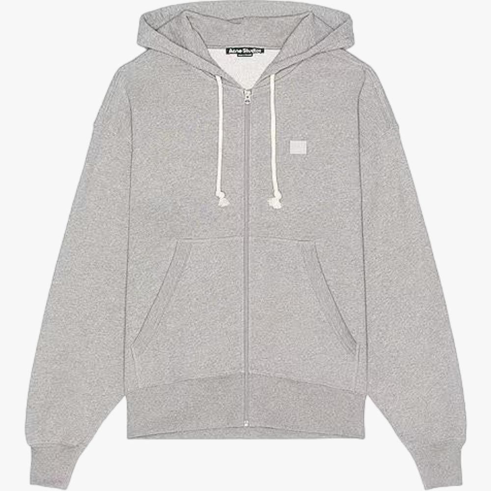 Fox Mens X Zip Thru Hoody Lt Grey | Fox