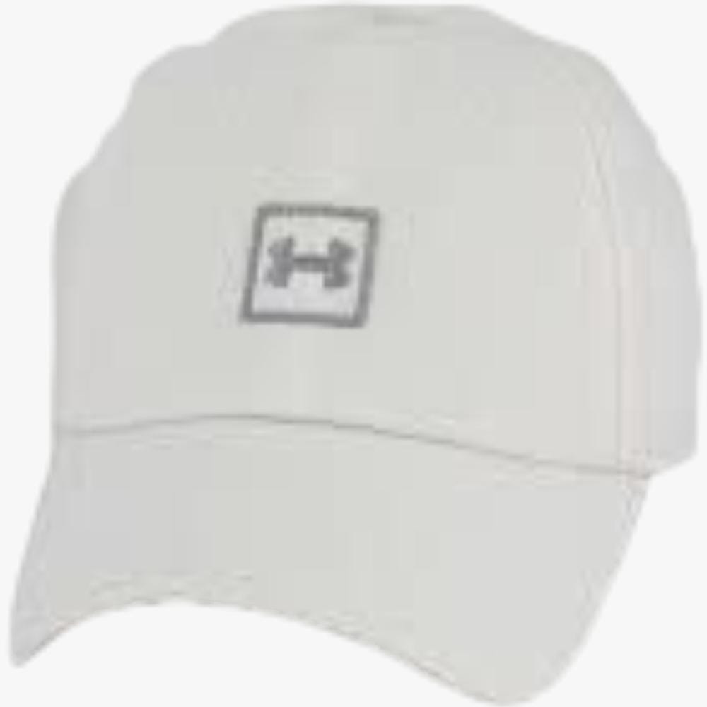 Under Armour Mens Washed Cotton Cap White Under Armour
