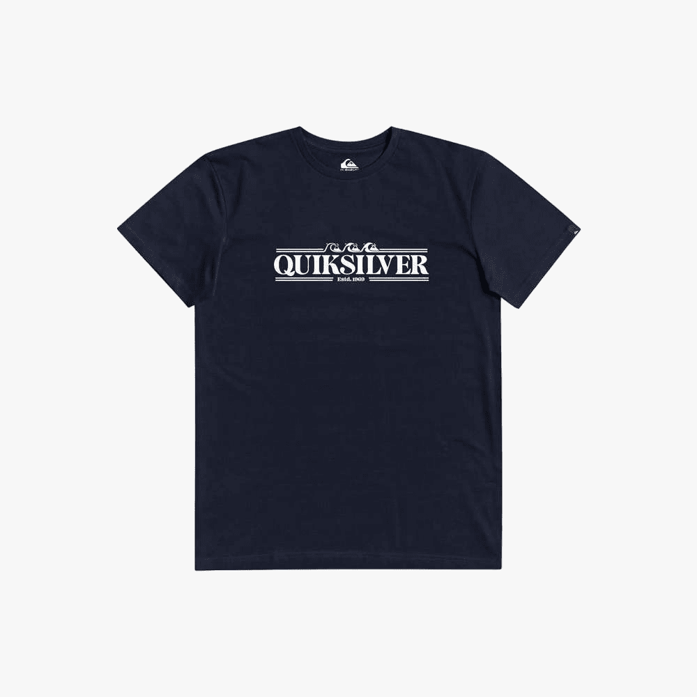 Quiksilver Mens Gradient Line Short Sleeve Tee Navy Blazer | Quiksilver