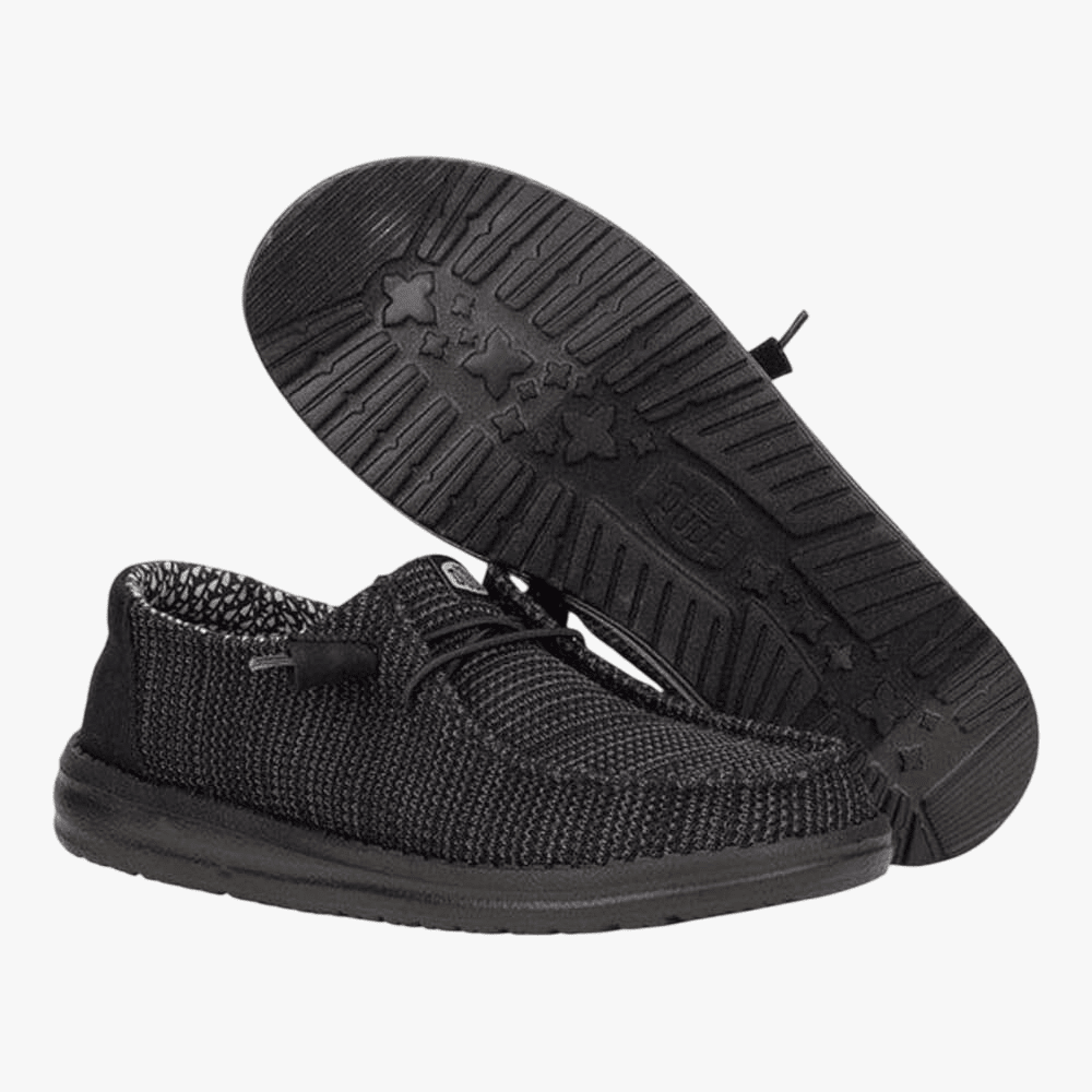 Hey Dude Womens Wendy Stretch Mesh Black | Hey Dude