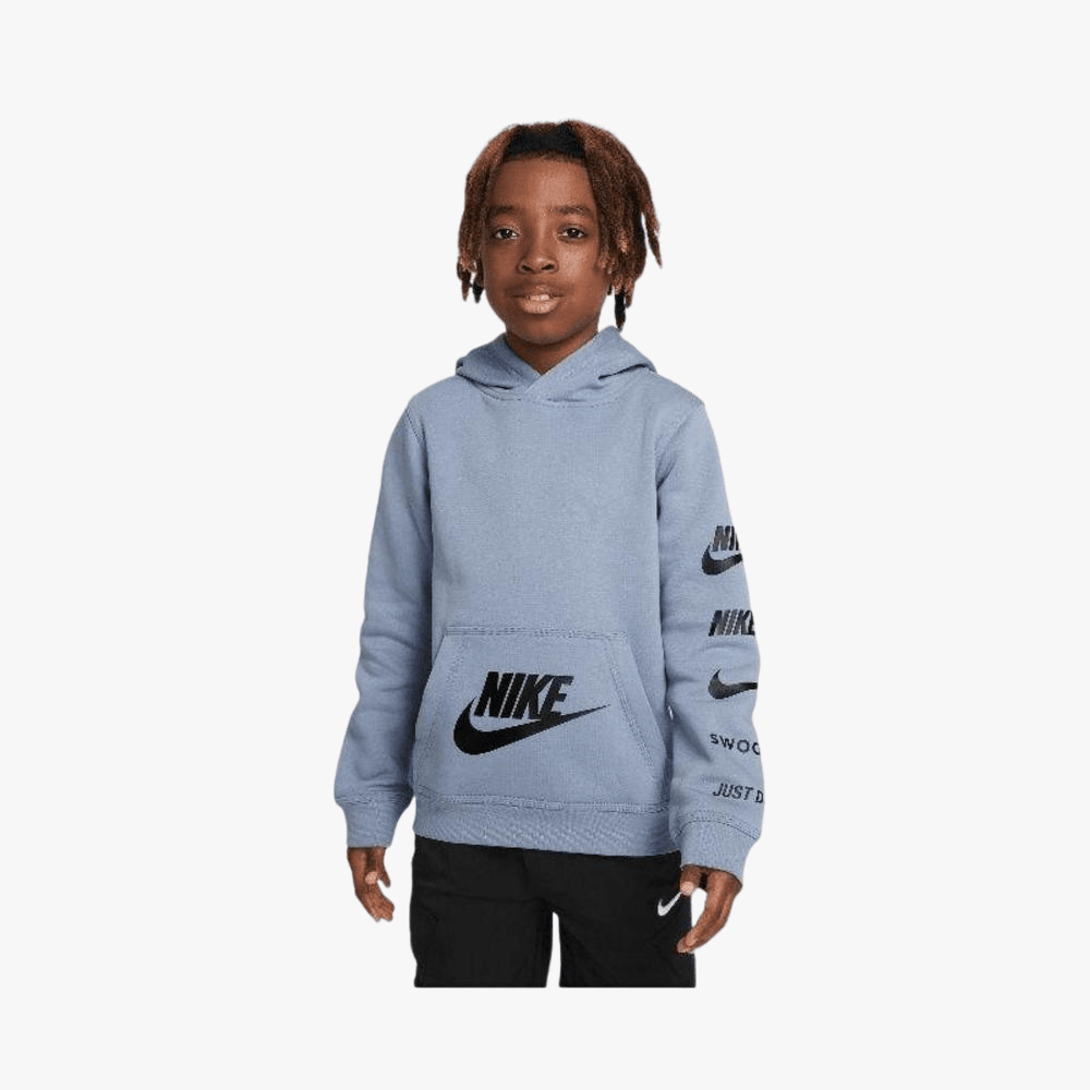 Nike Boys Nsw Flc Po Hoodie Asphalt Brands Megastore