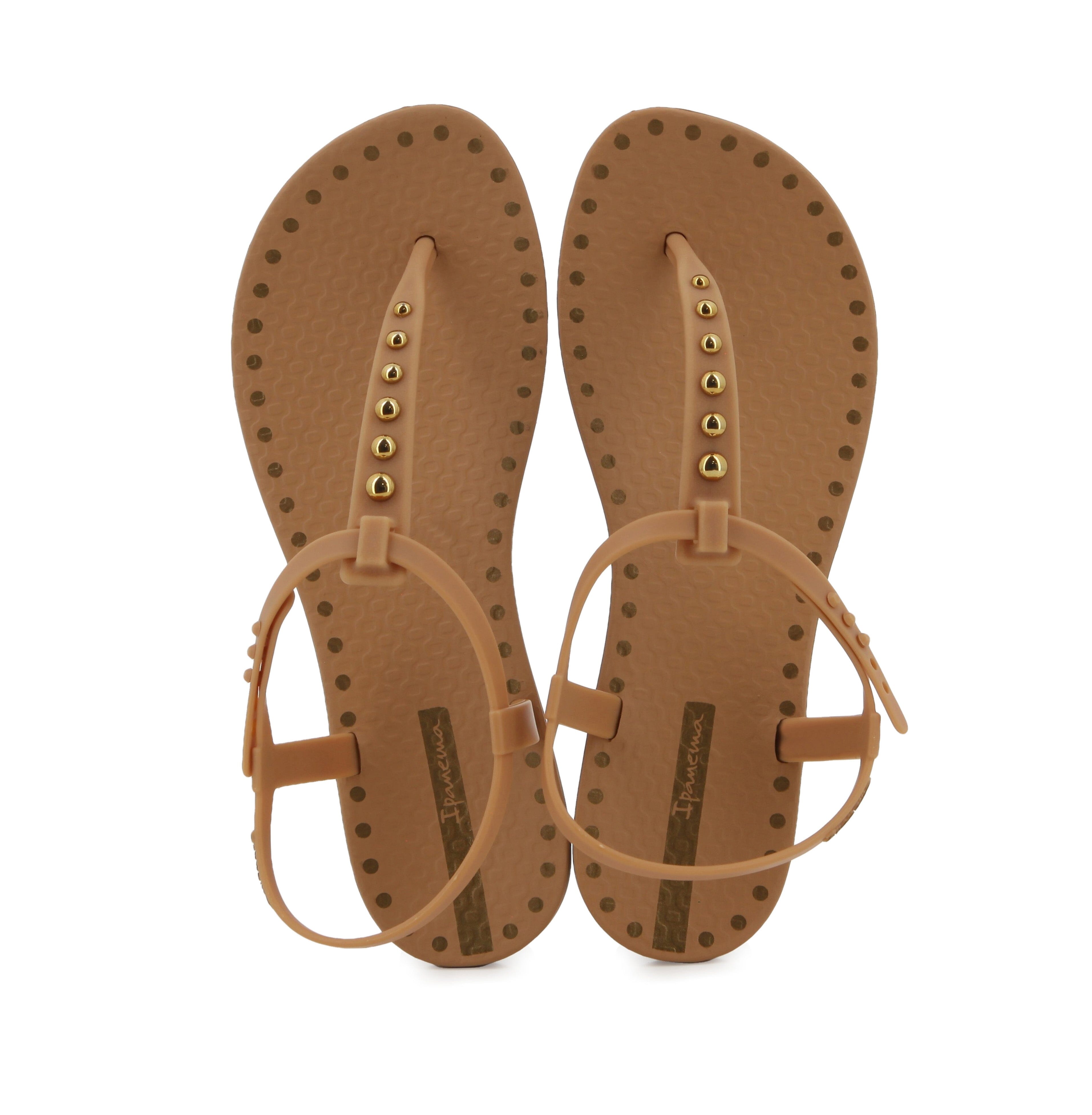 Ipanema Womens Class Dots Sandal Beige Gold | Ipanema
