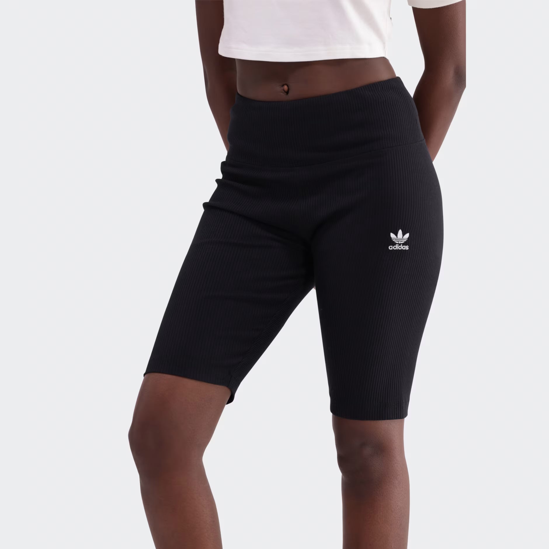 Adidas Womens Ess Legging Shorts Black | Adidas