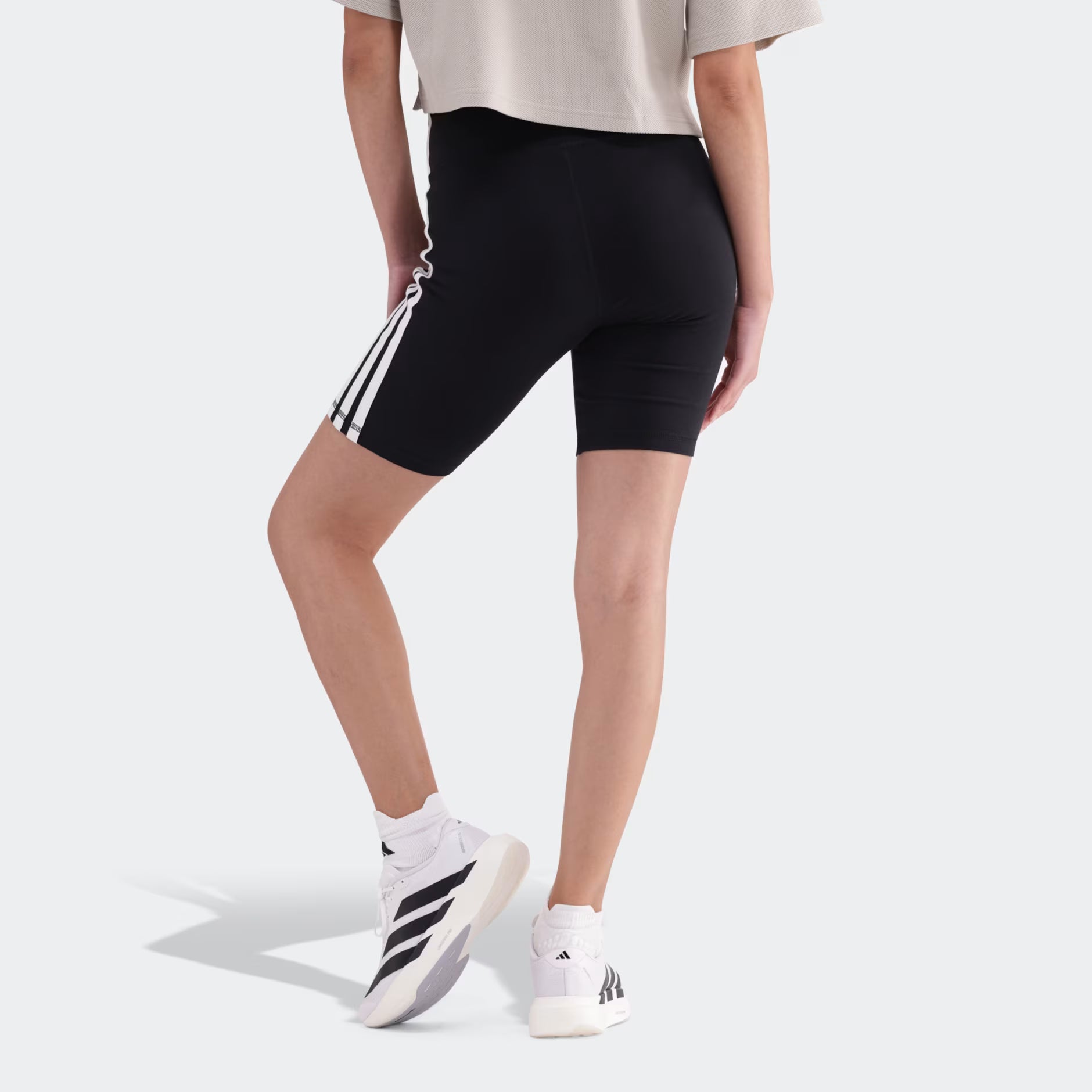 Adidas Womens 3S Sj Bike Shorts Black | Adidas