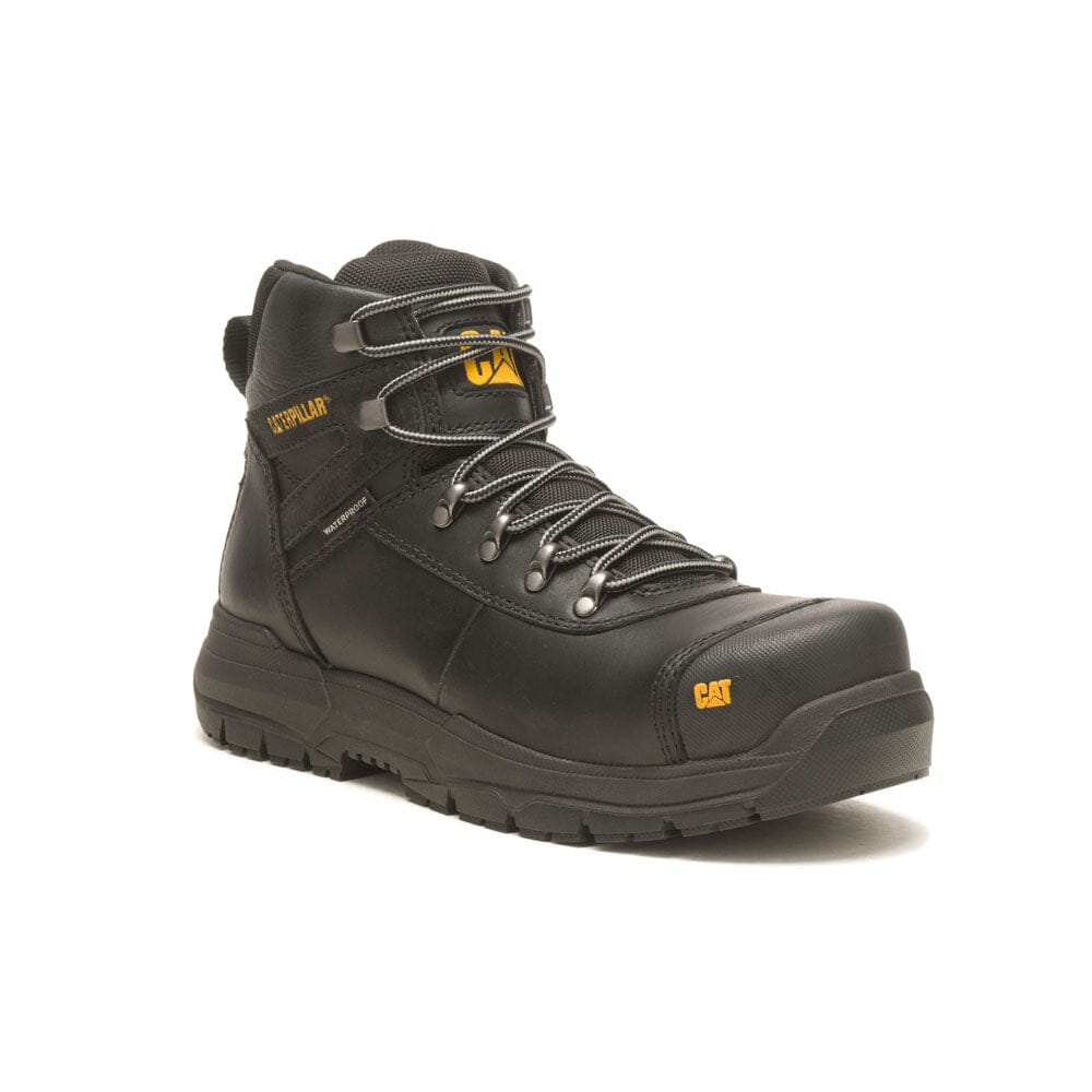 Caterpillar Mens Pneumatic 2.0 St S3 Wr Hro Src En/Steel Toe Boot Black | Caterpillar