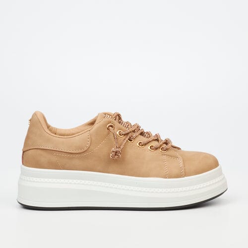 Butterfly Womens Senhora 15 Sneaker Taupe | Butterfly