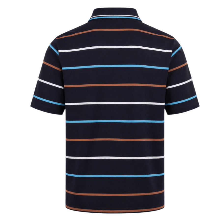 Pringle Mens Harry Mercerised Golfer Navy | Pringle
