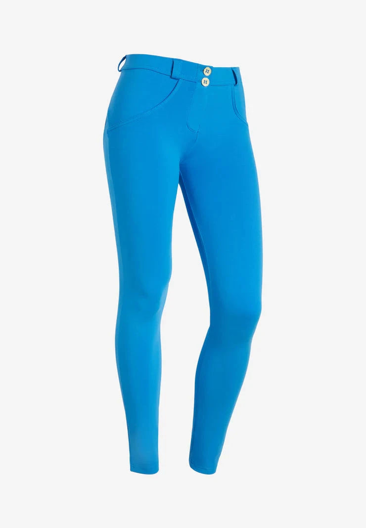 Freddy Womens Regular Waist Long Length Cotton Pant French Blue | Freddy