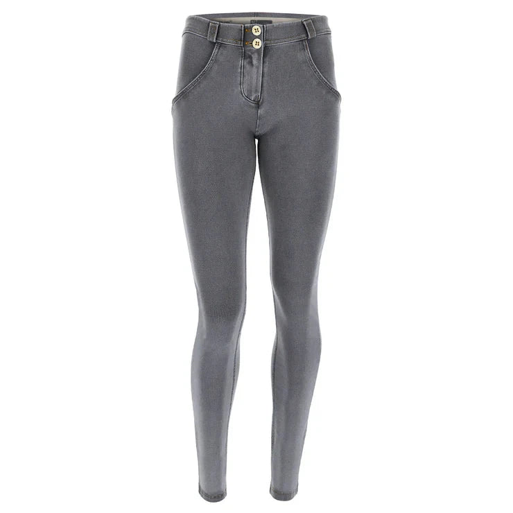 Freddy Womens Regular Waist Long Length Jean Grey | Freddy