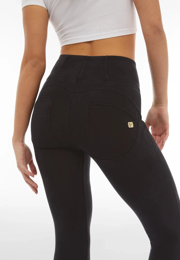 Freddy Womens Black Black Stitch High Waist Long Length Jean | Freddy