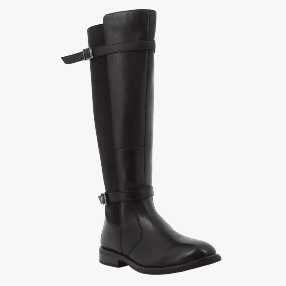 Hush Puppies Womens Victoria Nappa Sheep Leather Long Boot Black | Hush Puppies
