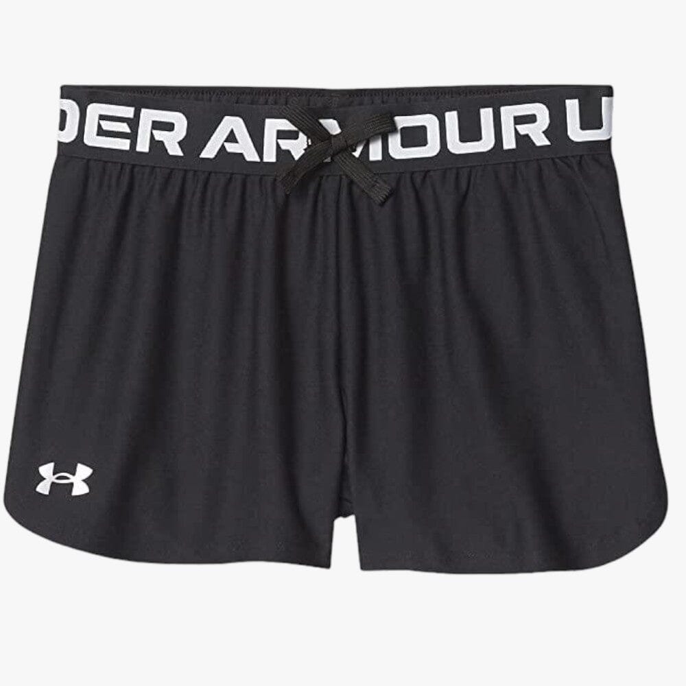 Under Armour Girls Play Up Solid Short Black 001 Under Armour