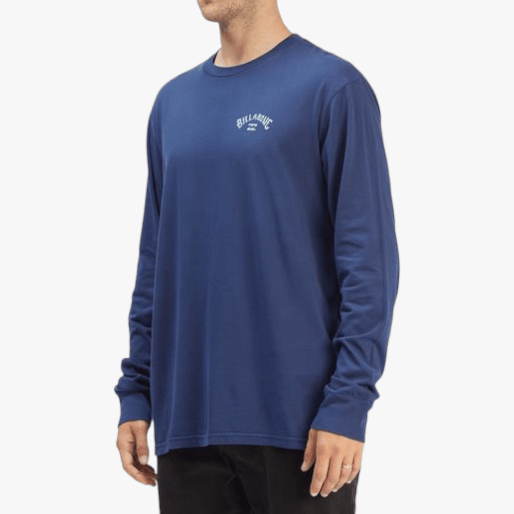 Billabong Mens Archwave Long Sleeve Tee Denim Billabong