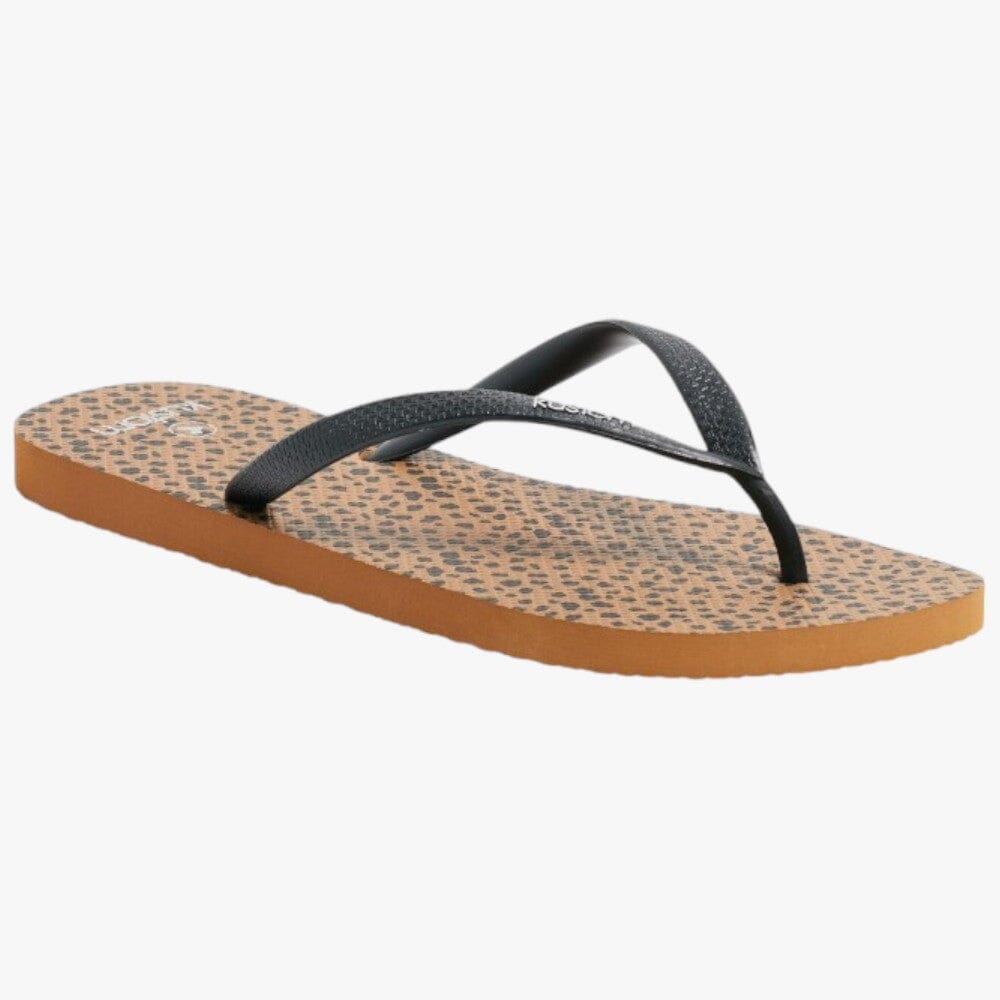 Kustom Womens Classic Flop Leopard Print Kustom