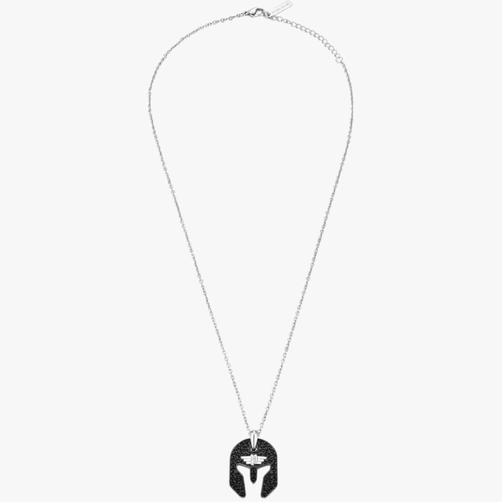 Police Jewellery Wing Log Jet Crystal Pendant Armor Necklace Police