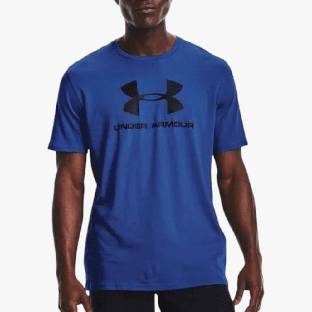Under Armour Mens Sportstyle Logo Short Sleeve Tee 432 Blue Under Armour