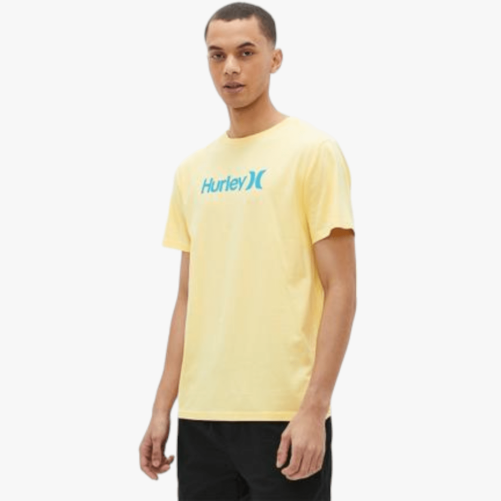 Hurley Mens One And Only Seasonal Short Sleeve Tee Pale Banana | Hurley
