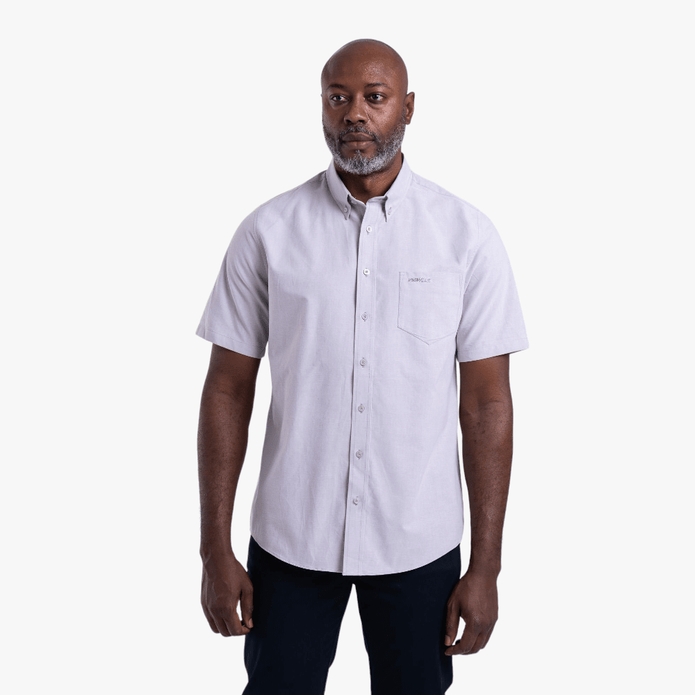 Pringle Mens Classic Short Sleeve Shirt Grey | Pringle