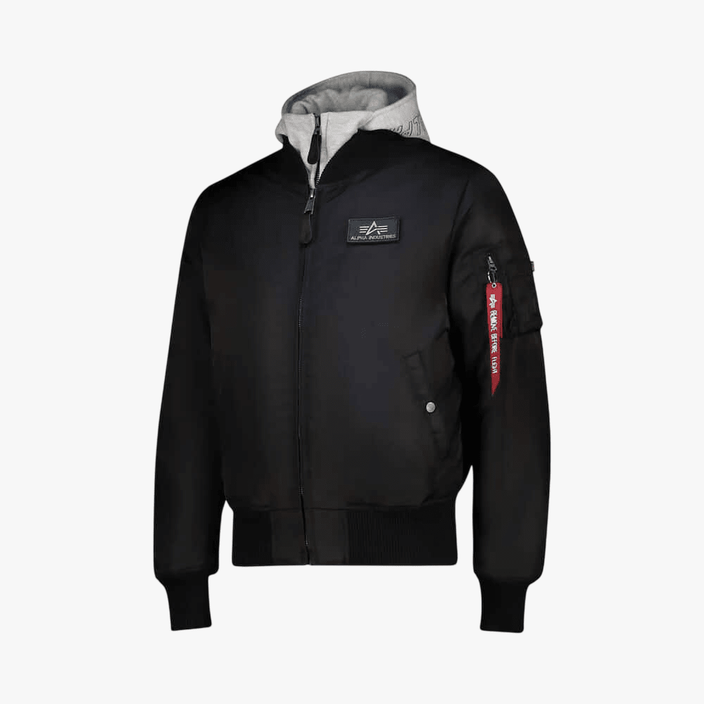 Alpha Industries Ma 1 Dtec Jacket Black Grey | Alpha
