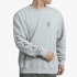 Volcom Mens Iconic Stone Crew Sweater Heather Grey Volcom