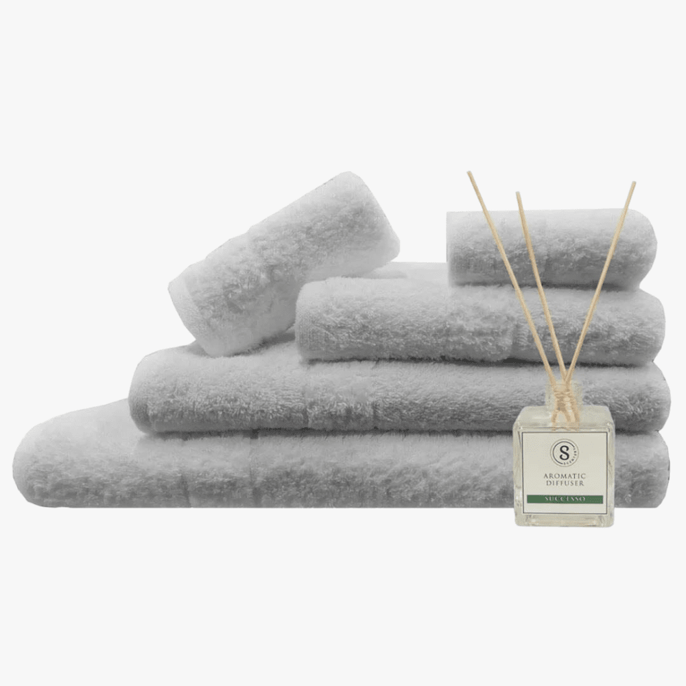 Glodina Marathon Platinum Bath Towel Silver | Glodina