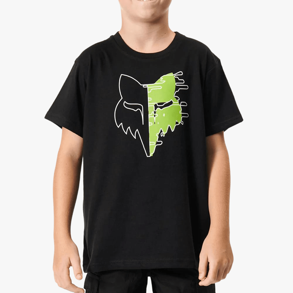 Fox Boys Split Emotion Short Sleeve Tee Black | Fox