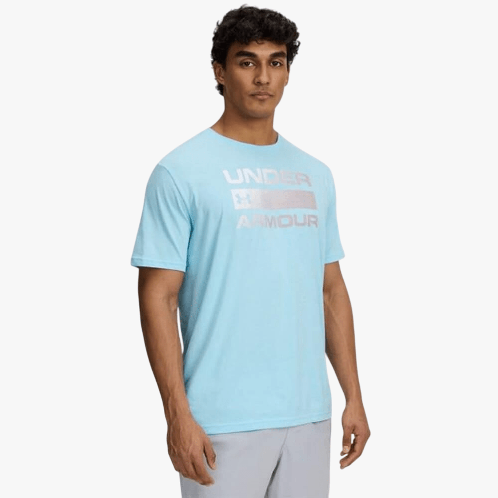 Under Armour Mens Team Issue Wordmark Short Sleeve Tee 494 Blue | Under Armour