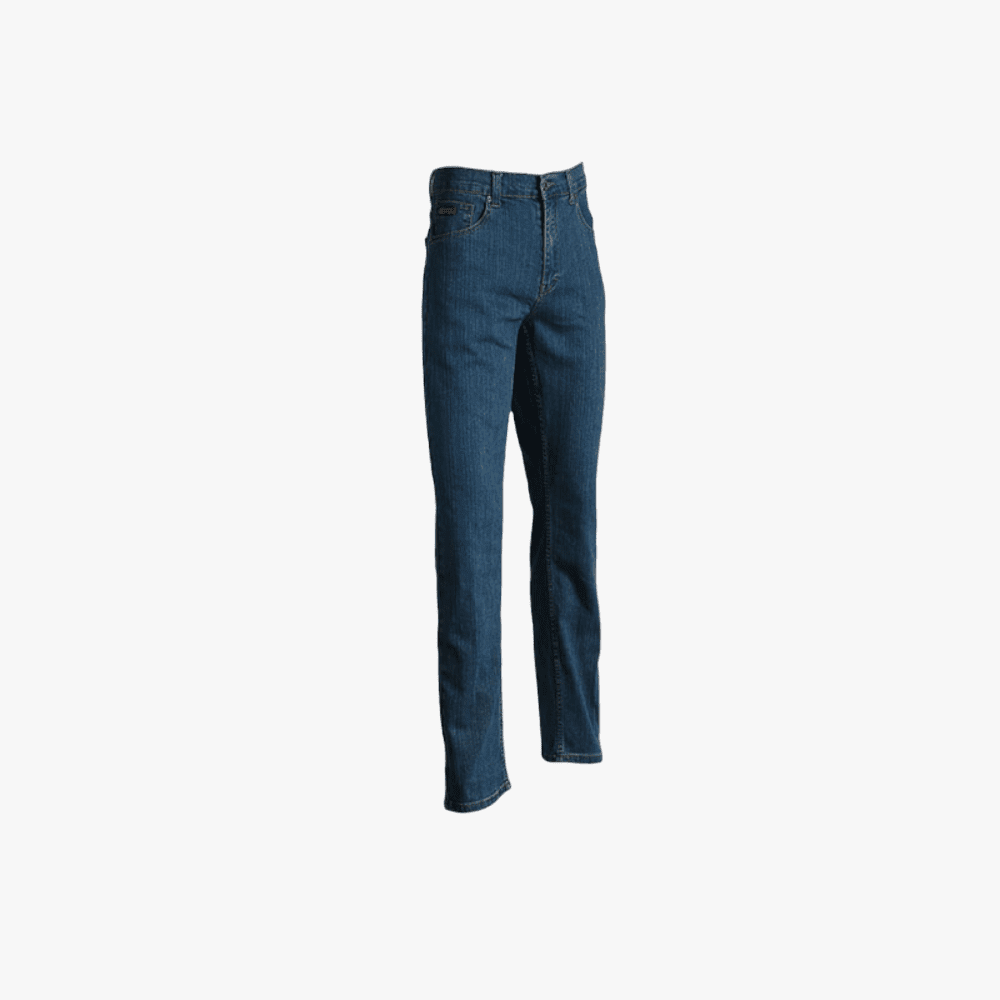Jeep Mens 5 Pocket Stretch Core Jeans Double Stonewash | Jeep