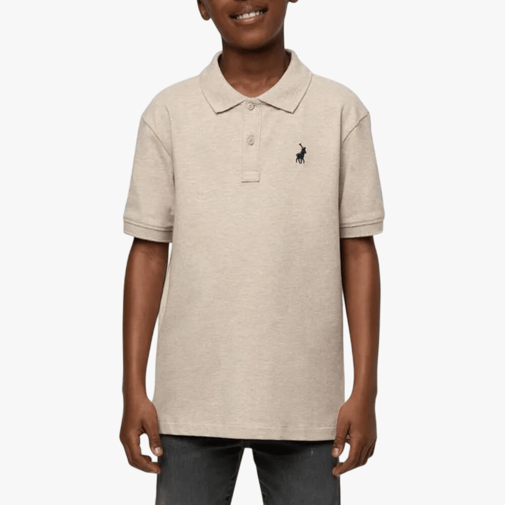Polo Boys Austin Short Sleeve Golfer Stone | Polo