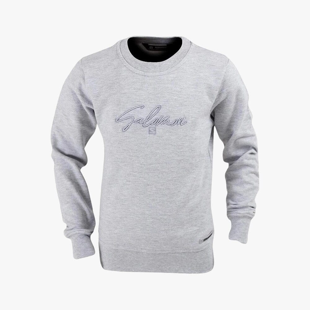 Salomon Girls Countryside Pullover Grey Mel Salomon