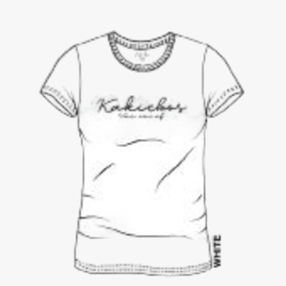 Kakiebos Womens Classic Fit Short Sleeve Tee White | Kakiebos