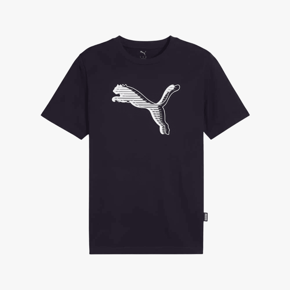 Puma Mens Graphics Cat Logo Tee New Navy | Puma
