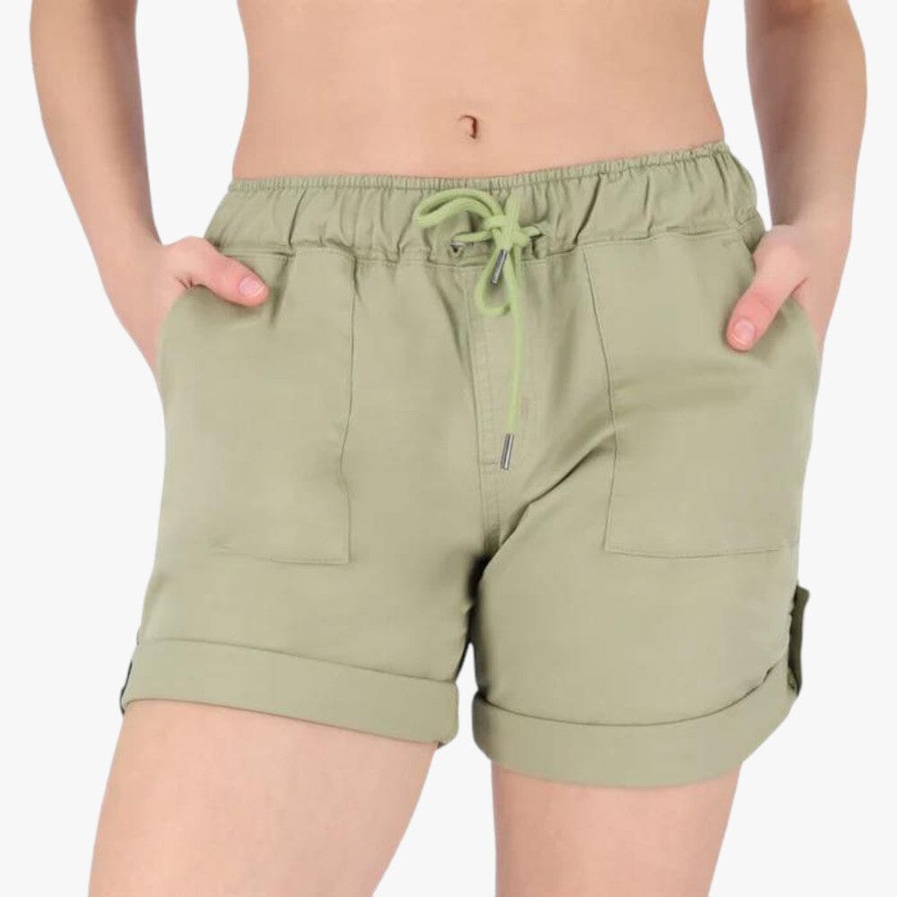 Salomon Womens Sundowner Shorts Granite Green Salomon
