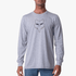 Fox Mens Alfresco Long Sleeve Tee Grey Mel | Fox