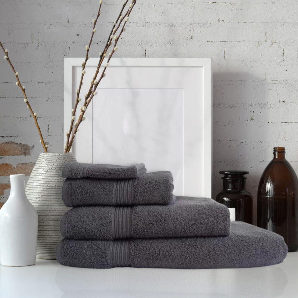 Glodina Marathon Platinum Hand Towel Charcoal | Glodina