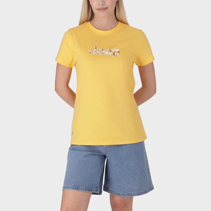 Jeep Womens Graphic Short Sleeve Tee Honeycomb Jeep