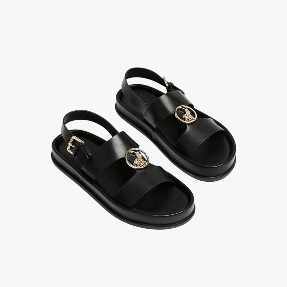 Polo Womens Moulded Unit Trim Sandal Black